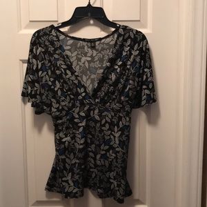 Briggs New York tie-back top Sz L